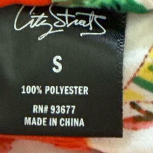 City Streets Multicolor Polyester Apparel